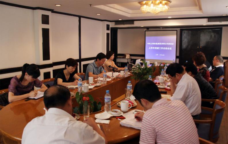 集團黨委召開上半年黨建工作會