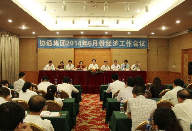 2014年6月7日集團(tuán)舉行2014年青年干部培訓(xùn)及6月份經(jīng)濟(jì)工作例會